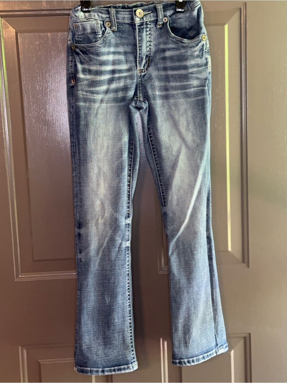 BKE Kids Light Blue Bootcut Jeans